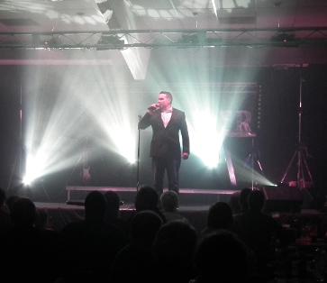 Joshua J on stage